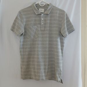 Billy Reid Striped Polo Shirt M Slimfit